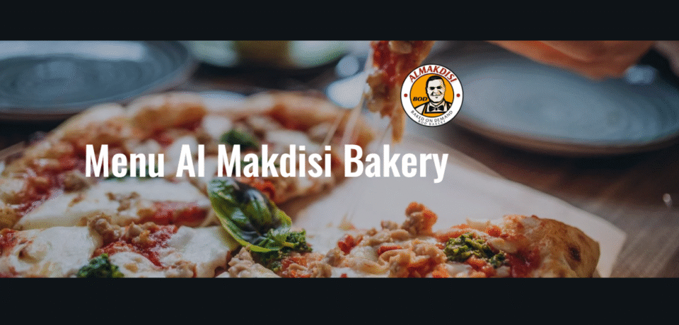 Al Makdisi Bakery menu in Lebanon