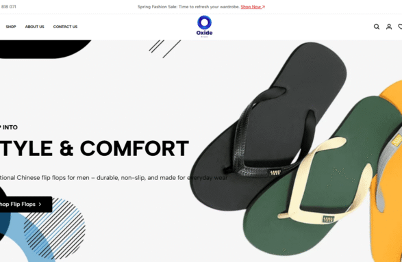 Oxid Shoes in Lebanon. Created by web synergy best web development in lebanon