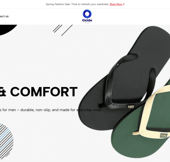 Oxid Shoes in Lebanon. Created by web synergy best web development in lebanon