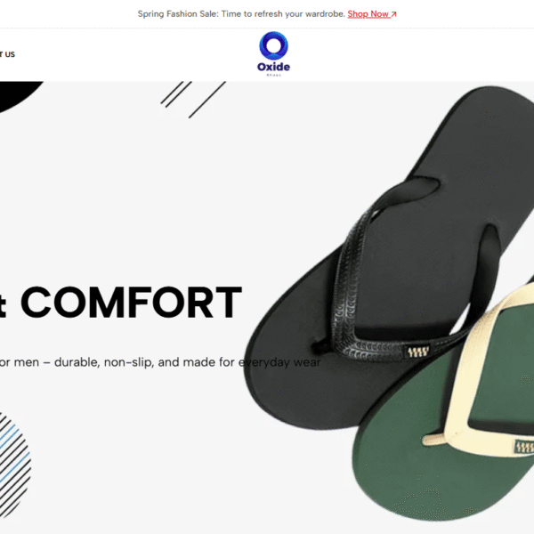 Oxid Shoes in Lebanon. Created by web synergy best web development in lebanon