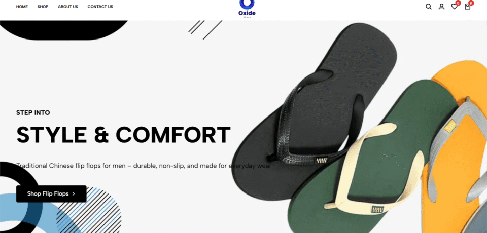 Oxid Shoes in Lebanon. Created by web synergy best web development in lebanon