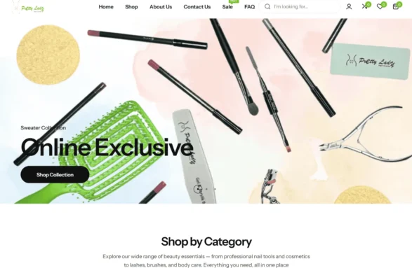 Pretty Lady, Cosmetics in Lebanon, Pretty Lady Lebanon, Web Development in Lebanon