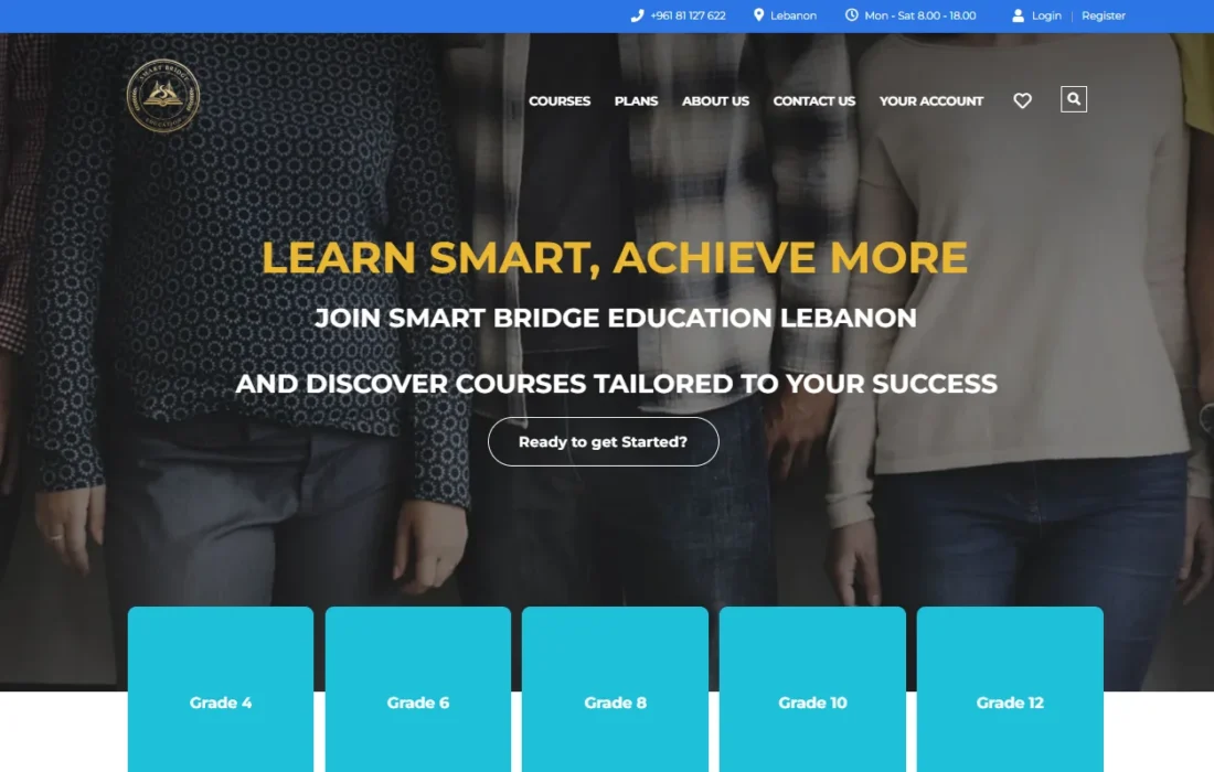 smart-bridge-education.com Smart Bridge Education, Website Development in Lebanon for help students to get more information about majors and helping for more success