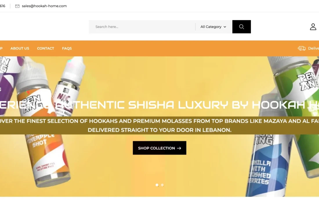Hookah Home - Development by WooCoomerce at Web Synergy
