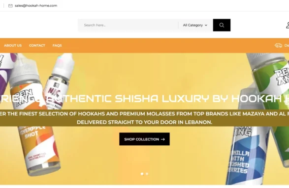 Hookah Home - Development by WooCoomerce at Web Synergy
