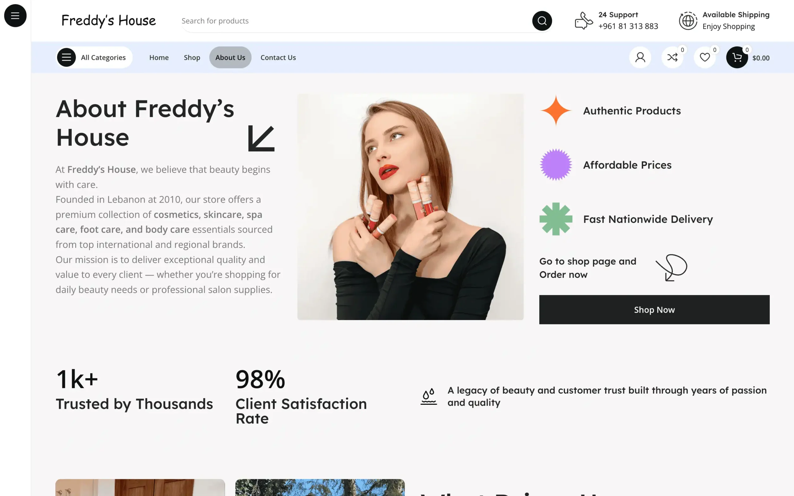 Build Website Cosmetics in Lebanon, Saudi Arabia, UAE, Kuwait, France - High Performance eCommerce sales machine