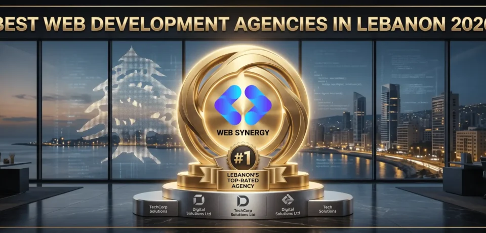 Best Web Development Agencies in Lebanon 2026 - web development Lebanon, best web design agency Lebanon, eCommerce development Lebanon, Web Synergy